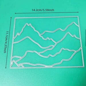 Mountain Landscape Metal Cutting Die